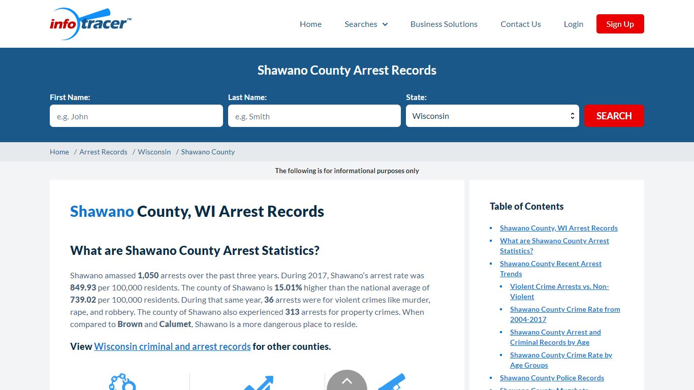 Shawano County, WI Arrests, Mugshots & Jail Records - InfoTracer